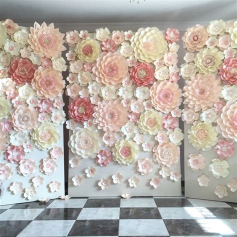 Planning a wedding or any other special event? Paper flower backdrop is ...