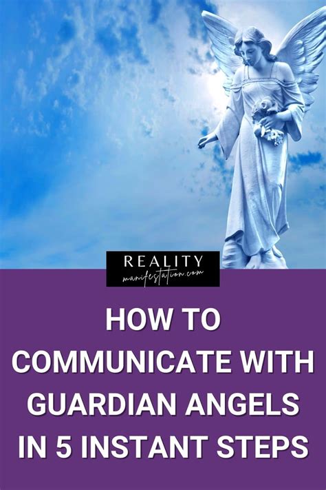 How To Communicate With Guardian Angels in 5 Instant Steps | Reality ...