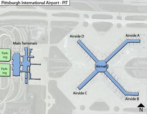 Pittsburgh Airport Map | PIT Terminal Guide