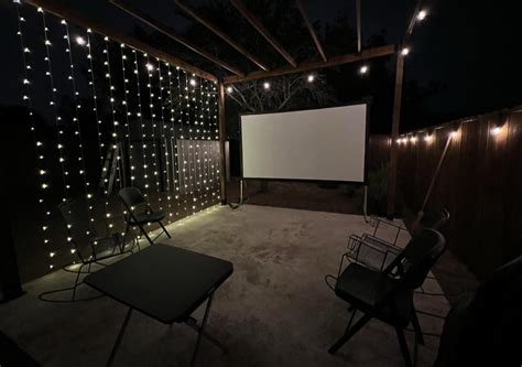 Outdoor Projector Setup : r/projectors