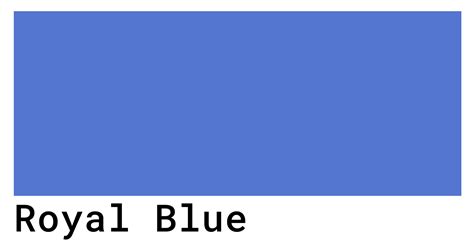 Royal Blue Color Codes - The Hex, RGB and CMYK Values That You Need