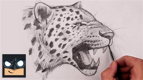 How To Draw a Leopard | Sketch Tutorial - YouTube