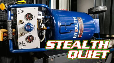 STEALTH 20 Gallon Quiet Air Compressor Review [SAQ-12018] - YouTube