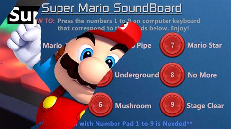 Super Mario SFX (Sound Effects) - Soundboard - YouTube