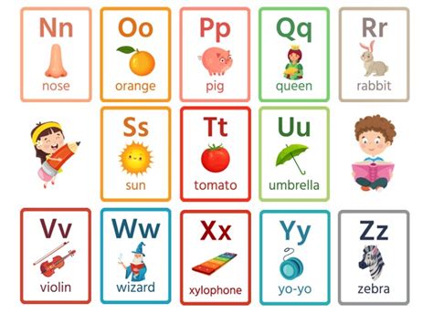 Alphabet Flash Cards For Kids