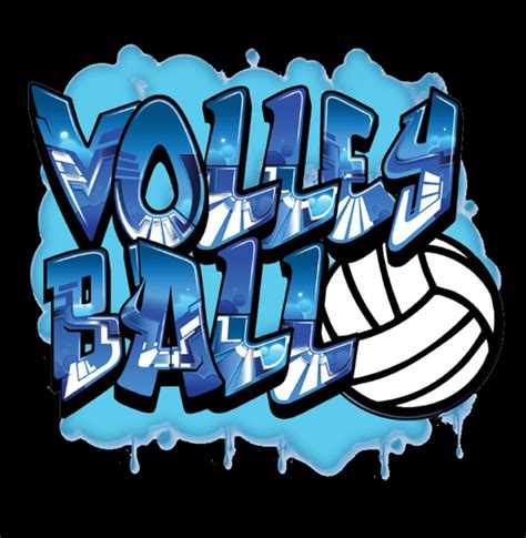 Graffiti - Volleyball T-shirt by VictorySportsGraphics | Volleyball ...