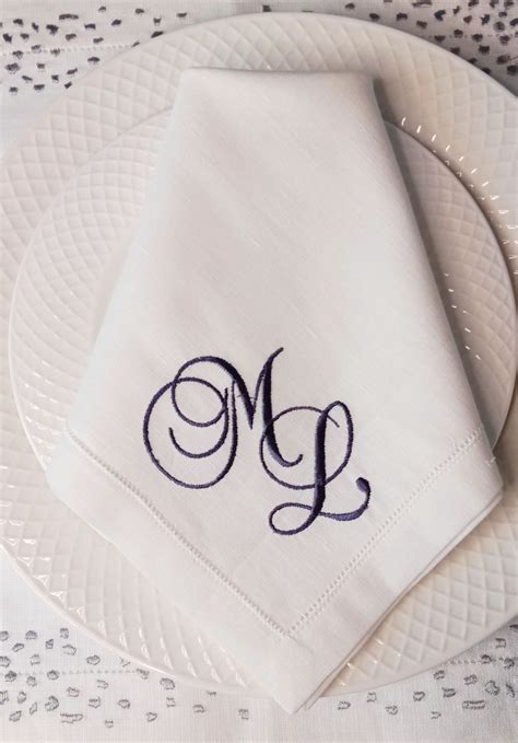 Personalized Napkins . Monogram Napkins . Custom Cloth Napkins . Custom ...