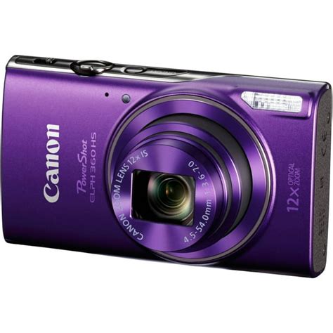 Canon PowerShot ELPH 360 HS Digital Camera (Purple) - Walmart.com ...