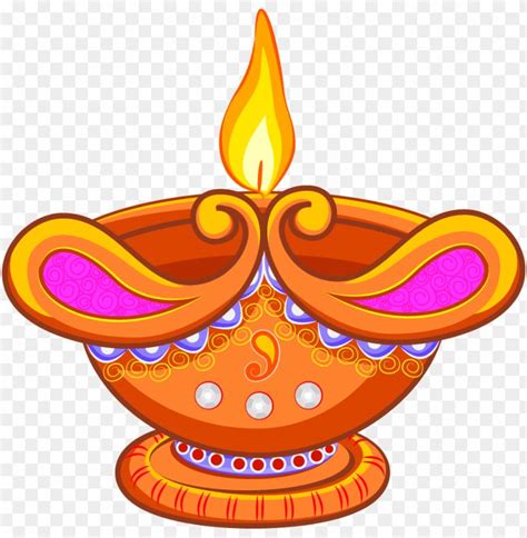 light lamp clip art - cartoon picture of diwali PNG image with ...