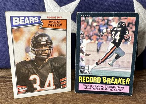 Walter Payton Rookie Card Value - A Look Back at Sweatness