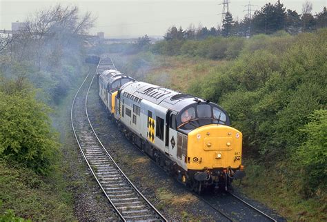 37887 & 37802 Aberthaw 22 April 1995