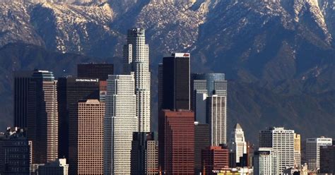 Experiencing Los Angeles: Winter in Los Angeles: Downtown Skyline