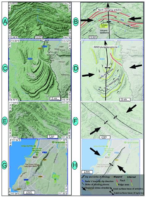 Un-interpreted Google satellite terrain images are shown on the left ...