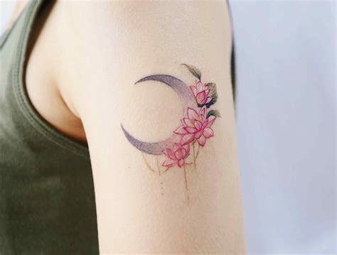 10+ Moon Flower Tattoo Ideas That Will Blow Your Mind!