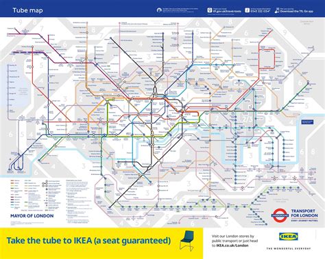 New Tube map with Elizabeth Line published by Transport for London ...