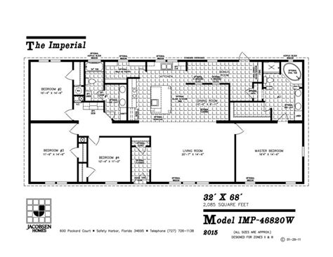 IMP-46820W Mobile Home Floor Plan - Ocala Custom Homes