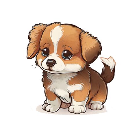 Cartoon Puppy Sticker Cute Dog, Dog Clipart, Cute Clipart, Cartoon ...