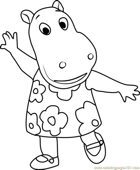 Backyardigans Tasha Coloring Pages Goddess