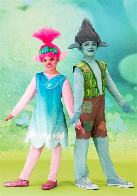 Boy's Trolls World Tour Deluxe Branch Costume