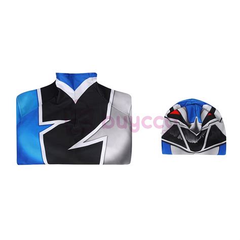 Male Blue Power Ranger Cosplay Costume The Blue Ranger of Ryusoulgers ...