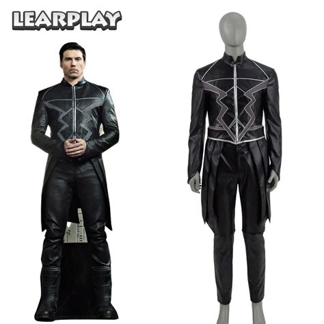 Aliexpress.com : Buy Inhumans Black Bolt Cosplay Costume Halloween ...