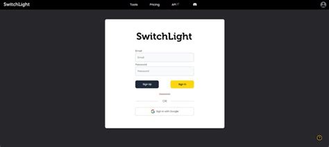 Switchlight AI Login