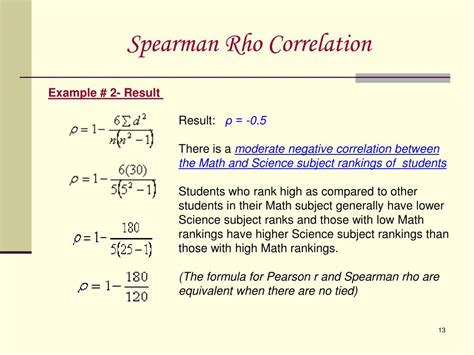 PPT - Spearman Rho Correlation PowerPoint Presentation, free download ...