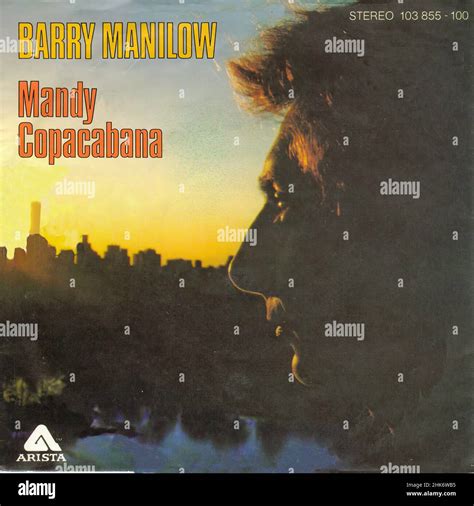 Vintage vinyl record cover - Manilow, Barry - Mandy - Germany 1974 ...