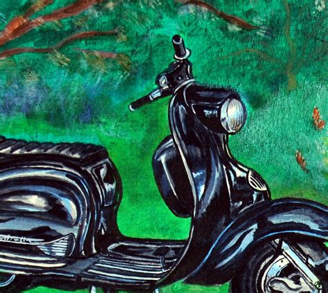 Lambretta Scooter Art Print Lambretta Painting Skinhead Art - Etsy UK