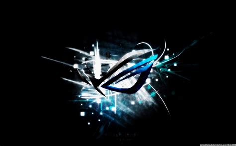 Asus Rog Gamers Blue Logo Wallpaper | High Definitions Wallpapers