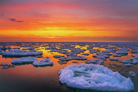 St. Joseph Michigan Ice Pancakes Photograph by Molly Pate - Fine Art ...