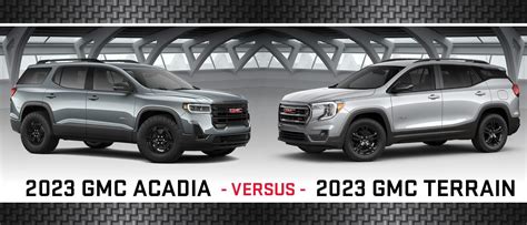 2023 GMC Acadia vs Terrain | Interior, Performance, Technology