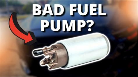 Symptoms Of Bad Fuel Pump In Car