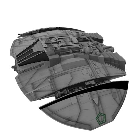 3d cylon raider battlestar galactica model