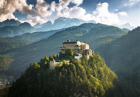 Hohenwerfen Castle in Austria is a stunning structure dating back more ...