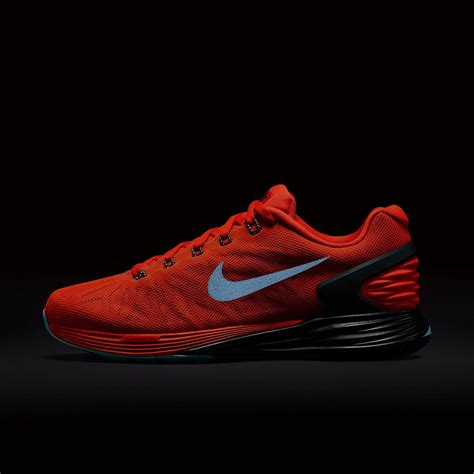 Nike Womens LunarGlide 6 Running Shoes - Bright Crimson/Black ...