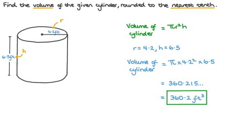 Find the Volume of Each Solid to the Nearest Tenth