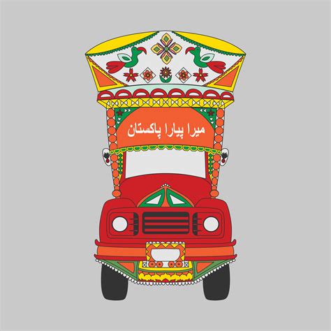 Pakistani Truck Art 27775515 Vector Art at Vecteezy