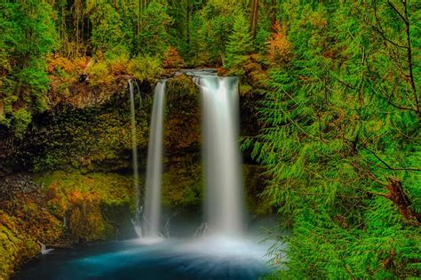 Koosah Falls, Willamette National Forest, Oregon Photograph by Mountain ...