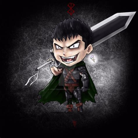 Berserk: chibi Guts by JonathanEdwardMills | Berserk, Chibi, Anime