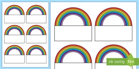 👉 Editable Rainbow Labels (Hecho por educadores) - Twinkl