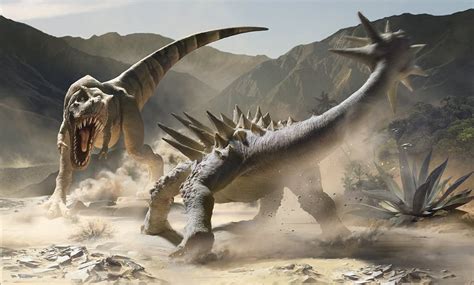 T-Rex vs Ankylosaurus by Brad Fraunfelter : ImaginaryDinosaurs