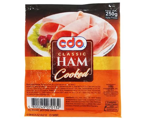 CDO Classic Ham Cooked 250g