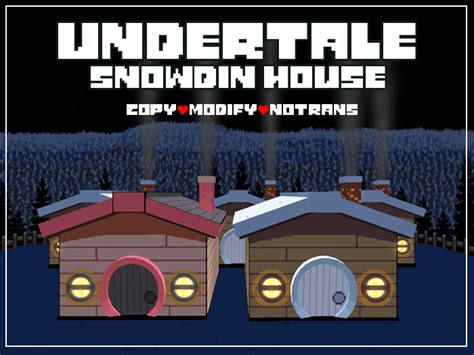 Second Life Marketplace - Undertale - Snowdin House