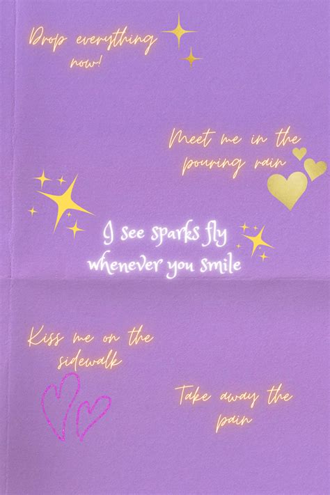 Sparks fly Speak Now lyric Taylor Swift phone wallpaper Sparks Fly ...