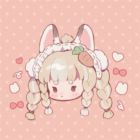 komaru ️‍🩹 on Twitter: "🐰bean head art giveaway for 20k🐰 3 winners will ...