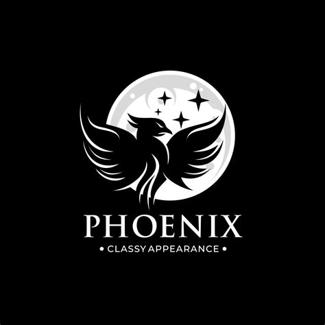 phoenix logo design template 11849741 Vector Art at Vecteezy