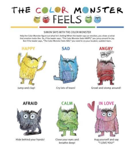 Pin by Kathy Leckrone on Color Unit in 2023 | Feelings chart, Feelings ...