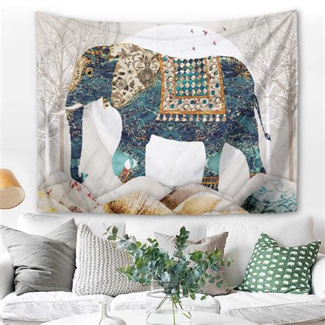 Elephant Tapestry Wall Hanging | Kalamandala Australia