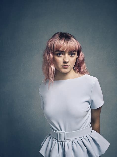 3540x1080 Resolution Maisie Williams Purple Hair Style 3540x1080 ...